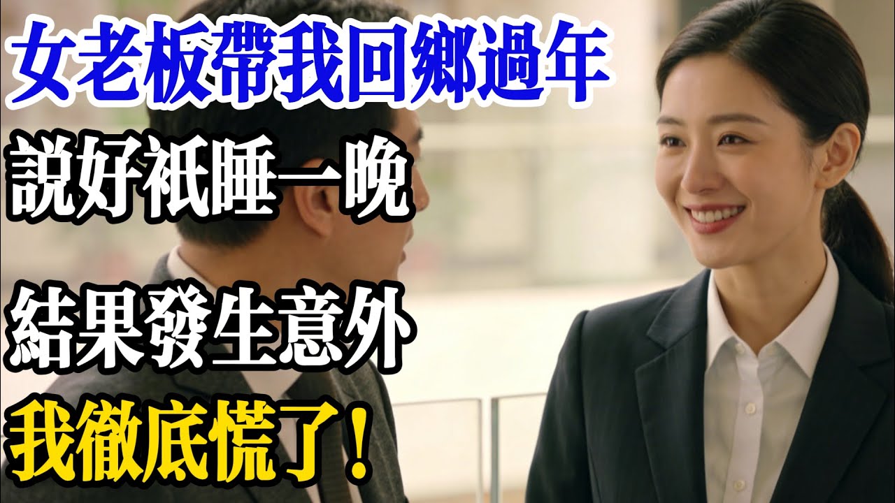 女老闆帶我回鄉過年，說好只睡一晚，結果發生意外，我徹底慌了！