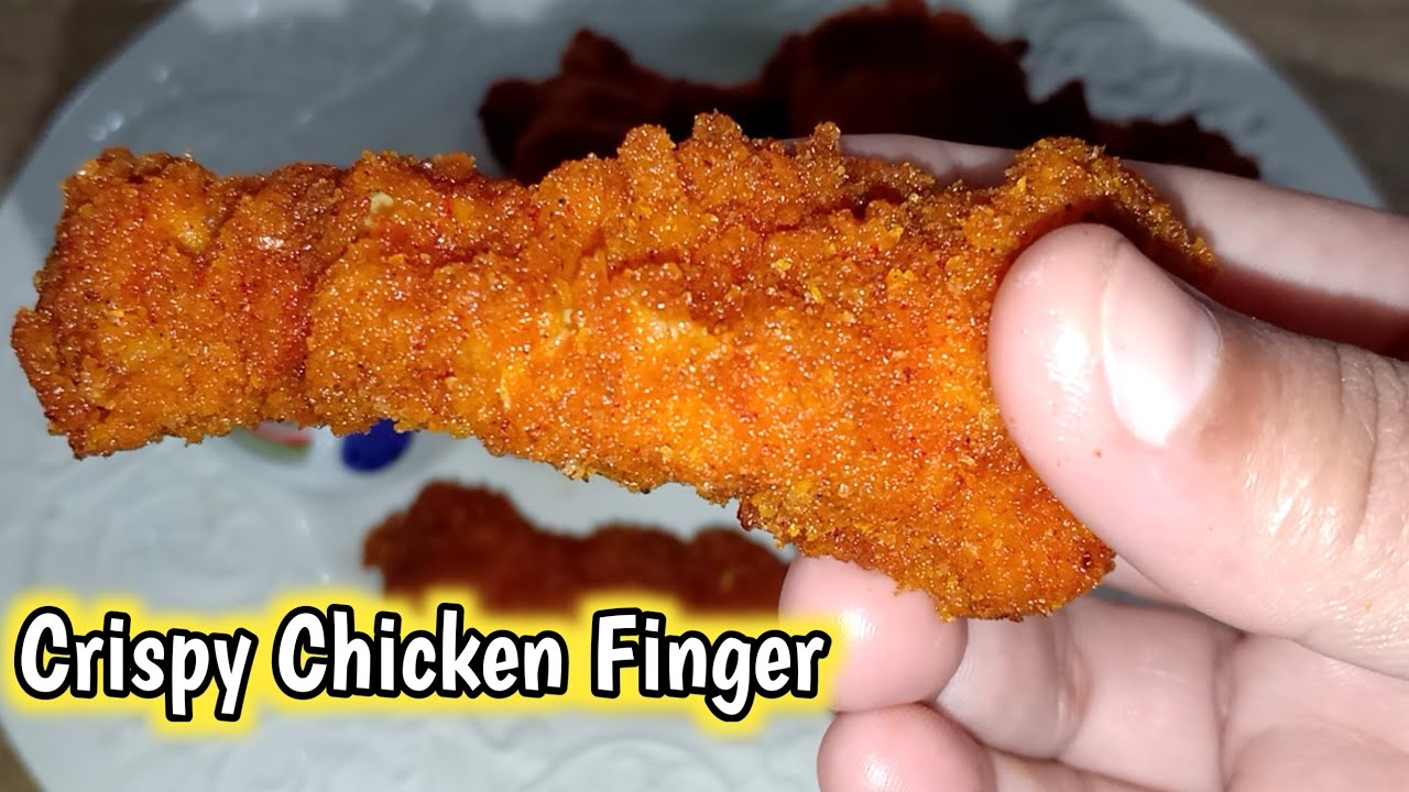 Crispy Chicken Fingers Recipe /How to make chicken finger recipe by ...