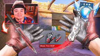 O PROFESSOR CAIU CONTRA E QUERIA RENDER!, COM A LUVA "IRON WOLF" (ft. @zdestro ) - STANDOFF 2