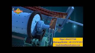 How do the ball mill and spiral classifier work
