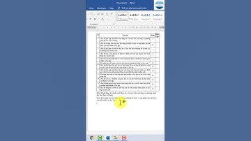 Cách chuyển dạng bảng sang đoạn văn bản trong Word #shorts