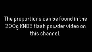 Flash Powder Cannon testing | Gunpowder/Black powder firework mortar