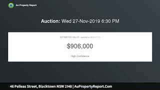 46 Pelleas Street, Blacktown NSW 2148 | AuPropertyReport.Com