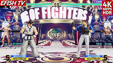 Kim Kaphwan vs Robert Garcia (Hardest AI) - KOF XV | 4K 60FPS HDR