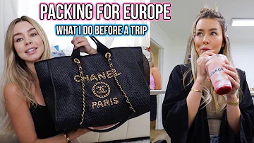 Packing for Europe! What I do before a trip!