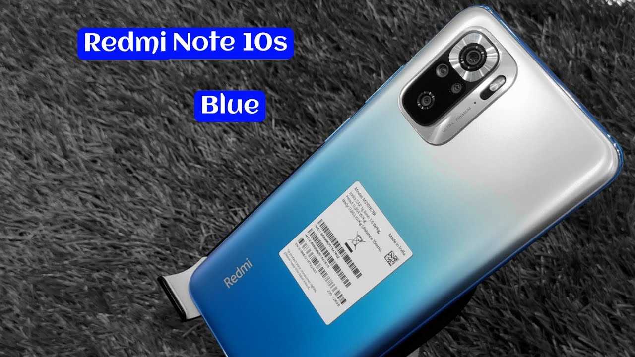 Redmi Note 10s Blue Colour 