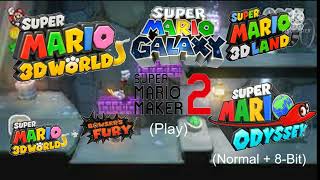 [Happy New Year] SM3DW + SM3DW+BF + SM3DL + SMG + SMO(Normal+8-Bit) + SMM2(Play) Underground Mashup