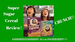 FoodMania Review: Super Sugar Cereal - Cap' Crunch Sprinkled Donut Crunch & Spongebob screenshot 1