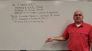 Real Analysis I (lec. 1.4.D) Subsequences & Monotone Sequences