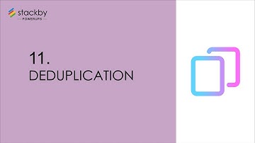 Stackby Powerup #11 - Deduplication
