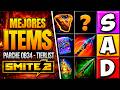 SMITE 2 | TIERLIST DE ITEMS OB34 | LOS MEJORES ITEMS DEL PARCHE EN FORMATO GIF