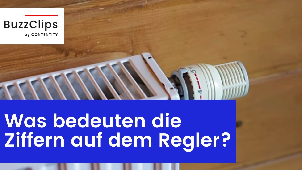 Was bedeuten die Zahlen am Thermostat? YouTube