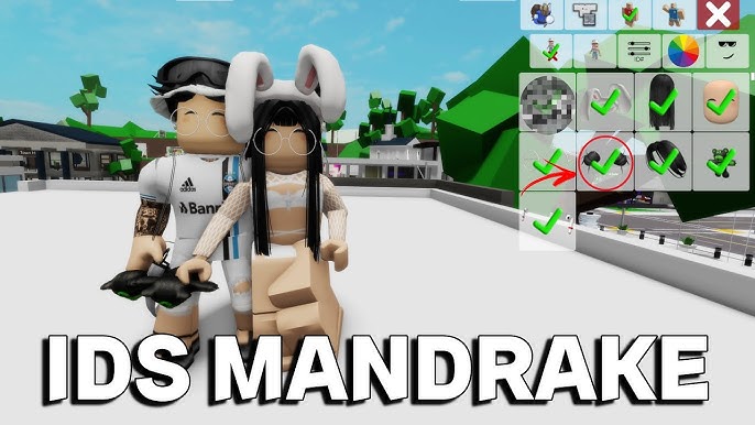 id mandrake do flamengo❤️🖤#roblox #brookhaven #shorts #meme #id 