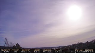 Timelapse Cam 1 - 7. mars 2021