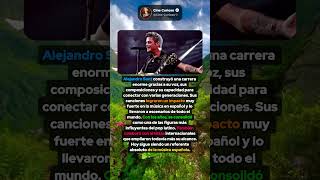 SANZ ICONO MUSICAL 🎤⭐ #AlejandroSanz #Musica #Cantante #España #Shorts #Viral #FYP