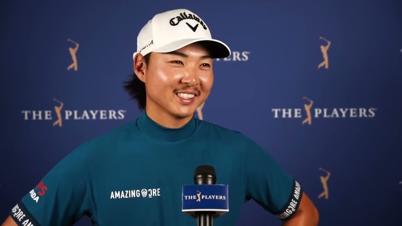 Min Woo Lee Sunday Flash Interview 2023 THE PLAYERS Championship - YouTube
