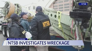 Investigators examine, document aircraft debris after deadly plane crash near DCA