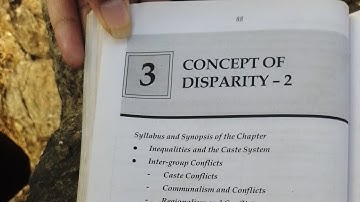 ||FYB.COM SEM-1|| FOUNDATION COURSE|| CHAPTER 3|| CONCEPT OF DISPARITY -2 ||MANAN PRAKASHAN||