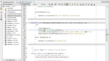 Aula Java 102 - Deleta Dados no Banco de Dados MySql com Interface Gráfica(Parte 2)