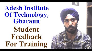 Adesh Institute Of Technology Gharuan - Student Feedback For Php Training