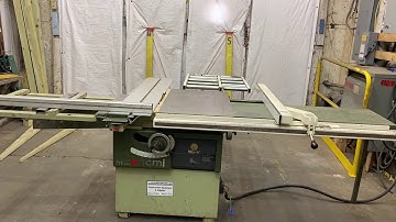 Scmi sliding table saw
