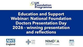 Webinar: National Foundation Doctors Presentation Day 2026 – winning presentation and reflections