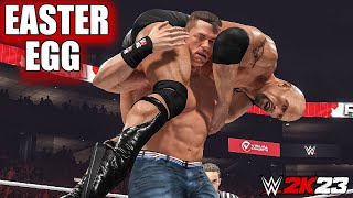 Uncovering a SHOCKING Easter Egg in WWE2K23 John Cena Showcase Mode!