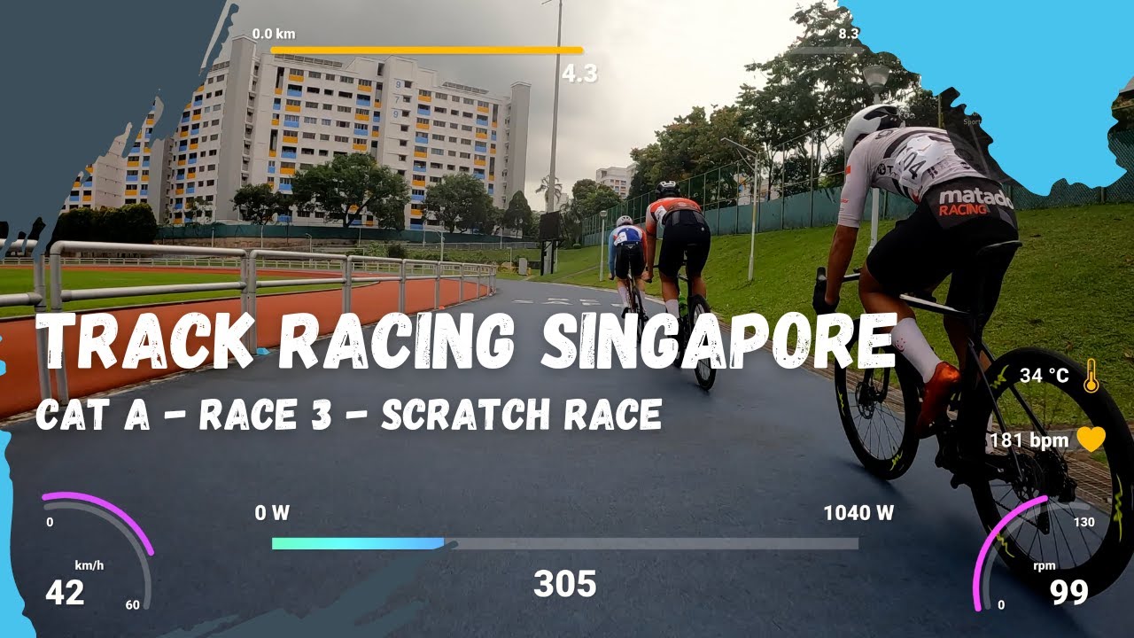 Singapore Track Cycling — Race 3 — CAT A