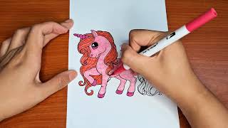 🦄💕 Unicorn Marker Magic | Episode 8 | Sweetheart Sparkle Unicorn! ✨🎨 screenshot 4
