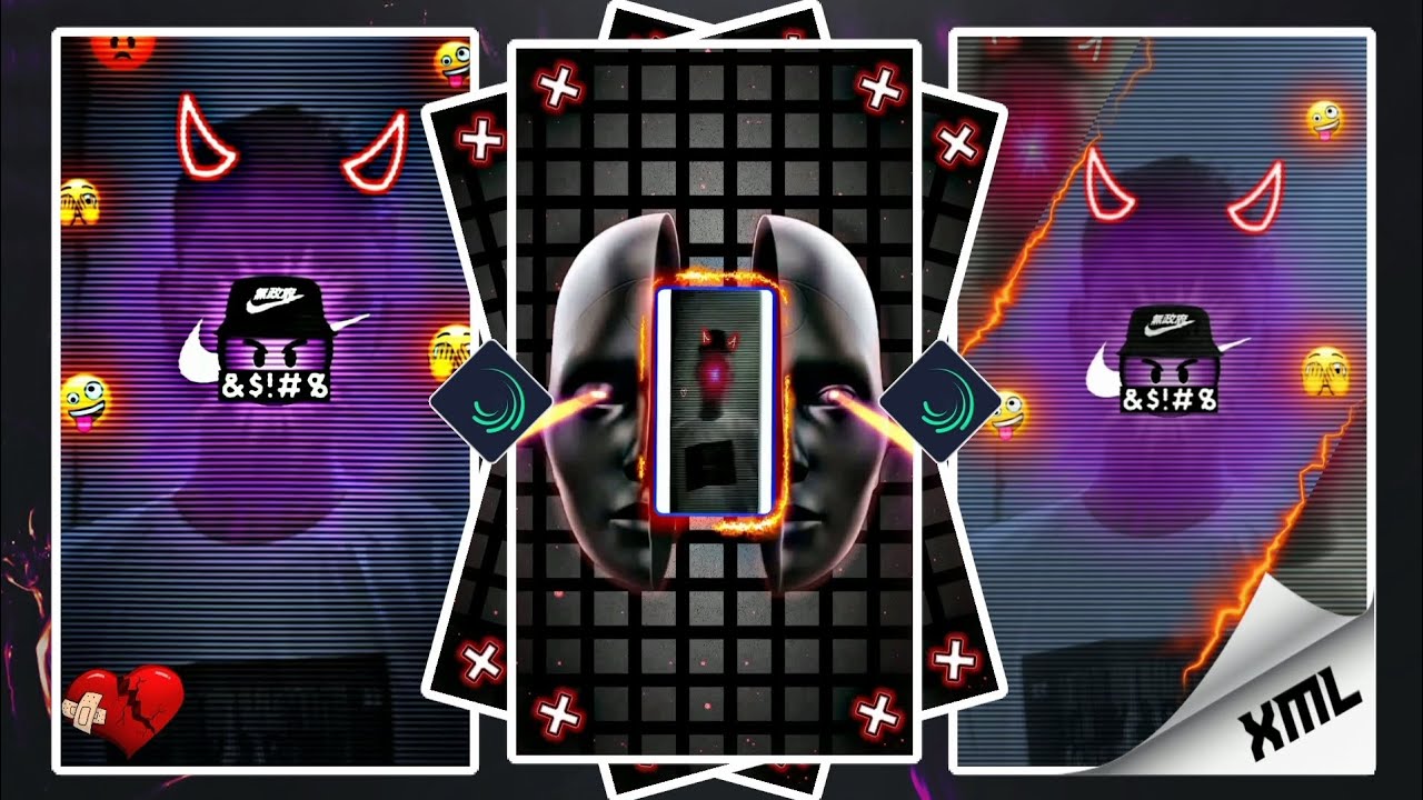 DEVIL 4k ATTITUDE 😈🔥 | 3D Attitude NEW XML FILE 🎟 | REELS TREND PROJECT 