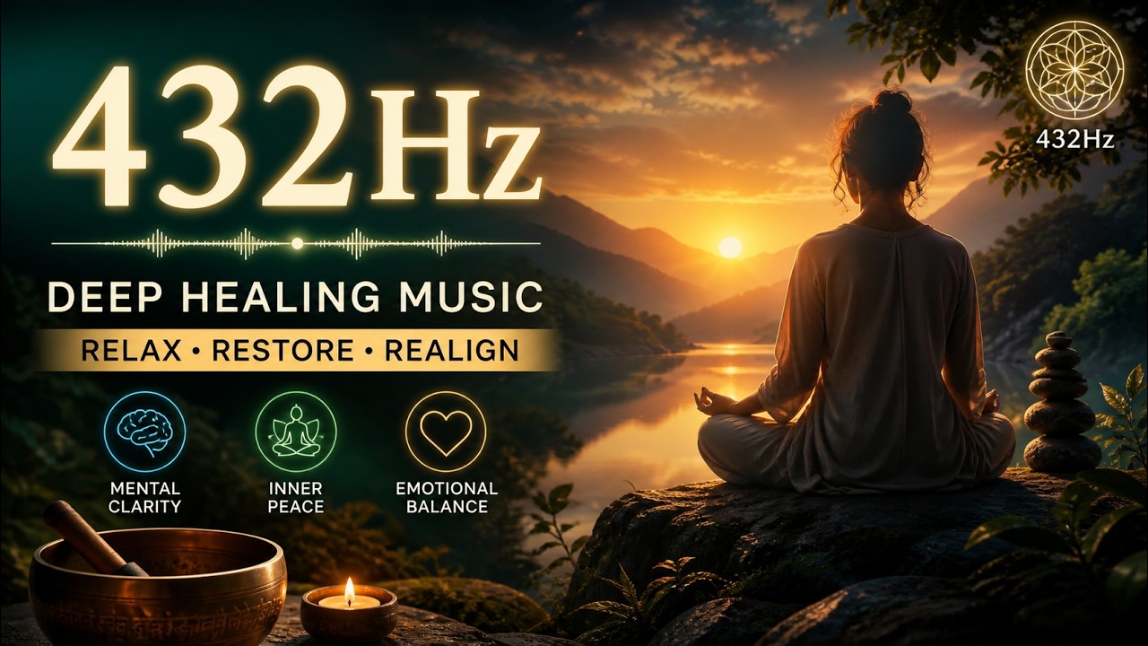 432 Hz DEEP HEALING MUSIC - YouTube
