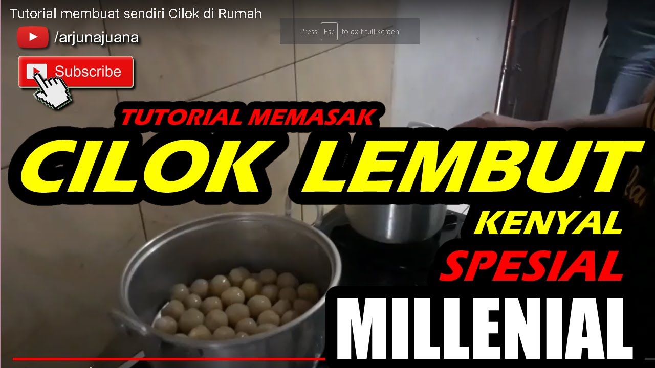 Tutorial membuat sendiri Cilok di Rumah 