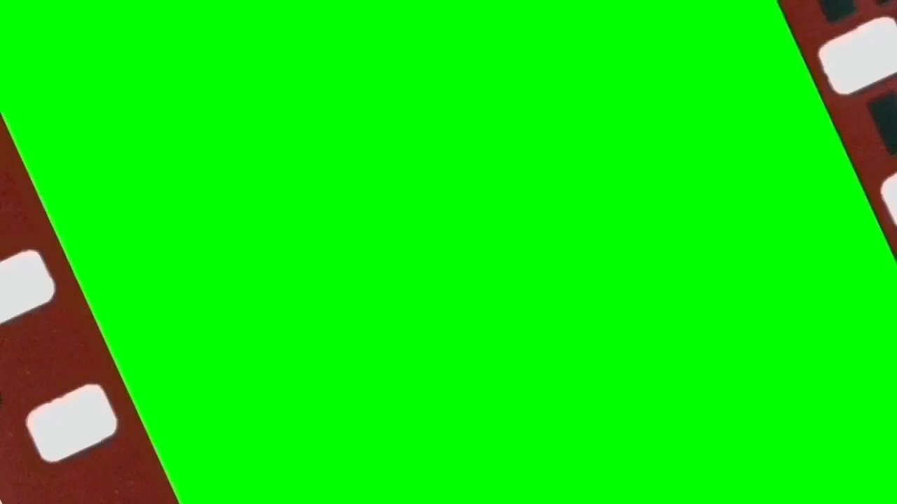 Film reel burn and accident green screen YouTube
