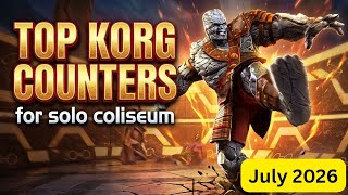 MCOC Top 14 Korg Counters || Marvel Contest of Champions || July 2026 Best Counters Coliseum Korg