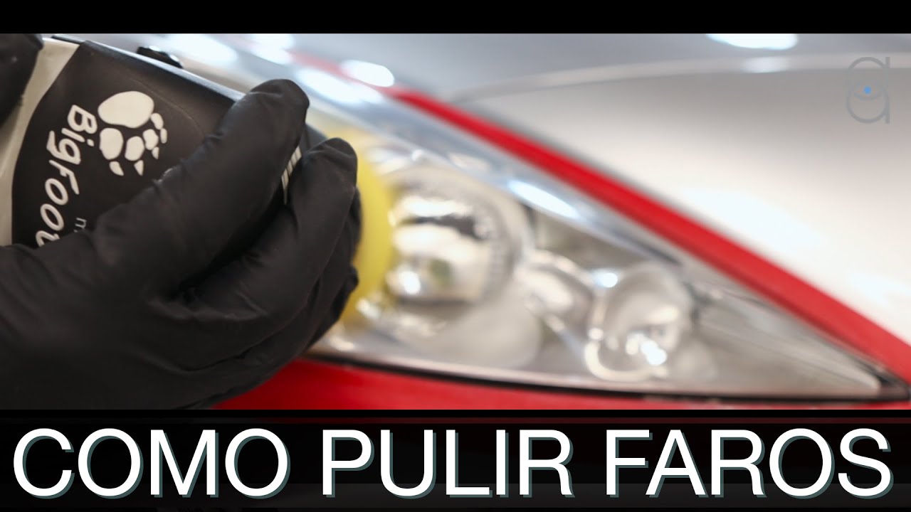 Como pulir faros/opticas de un auto 2.0 (LIJADO EN SECO)