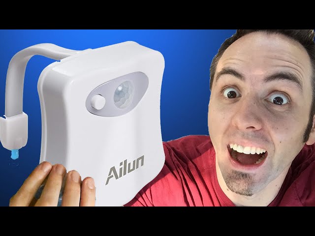LED Toilet Night Light  Ailun Motion Activated LED Nightlight Unboxing &  First Look Review 