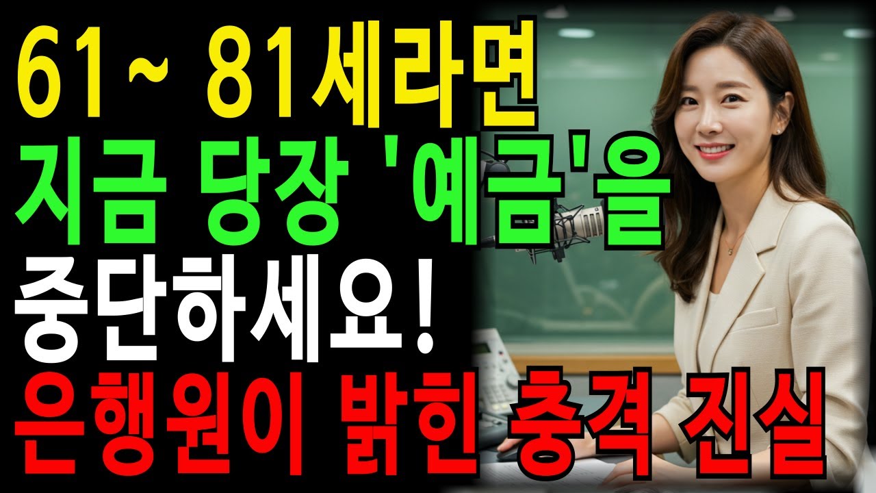 70대, 예금인데 원금이 사라졌습니다!  은행 통장, 진짜 안전한가요?ㅣ60대 노후자산 지키는 법ㅣ시니어금융ㅣ노후지혜ㅣ오디오북