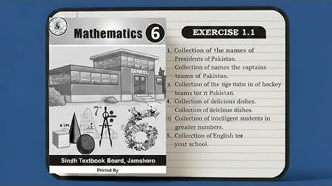 Class Six Math Unit 1 Exercise 1.1 Q1 Sindh Text Book Board 