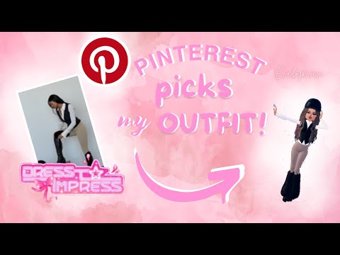 Dress to Impress BUT pinterest picks my OUTFIT #roblox #dresstoimpress