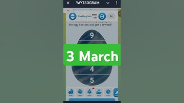Yaytsogram 3 March Cipher Code | Today Yaytsogram Cipher Code #yaytsogram #airdrop #chiphercode