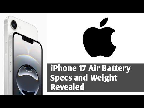 iPhone 17 Air Battery Specs and Weight Revealed| #pkrevenue #