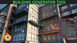 Blender Modular Buildings Pack - How To Use The Building Generator Tool