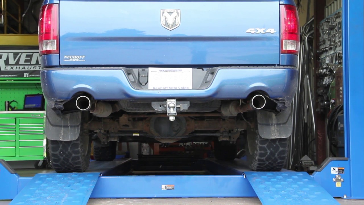 2010 Ram 1500 Exhaust True Dual - YouTube