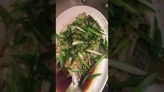 Steamed Fish | Chinese Style Steamed Pampano Fish #steamedfish  #shorts