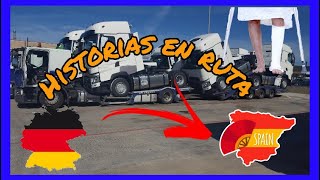 CAMIONERO con la pierna rota 5 DÍAS en Alemania 🇩🇪#Portacamiones