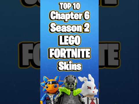 Top 10 LEGO Fortnite Skins - Chapter 6 Season 2 #lego #fortnite #legofortnite #fortnitetop10 #top10