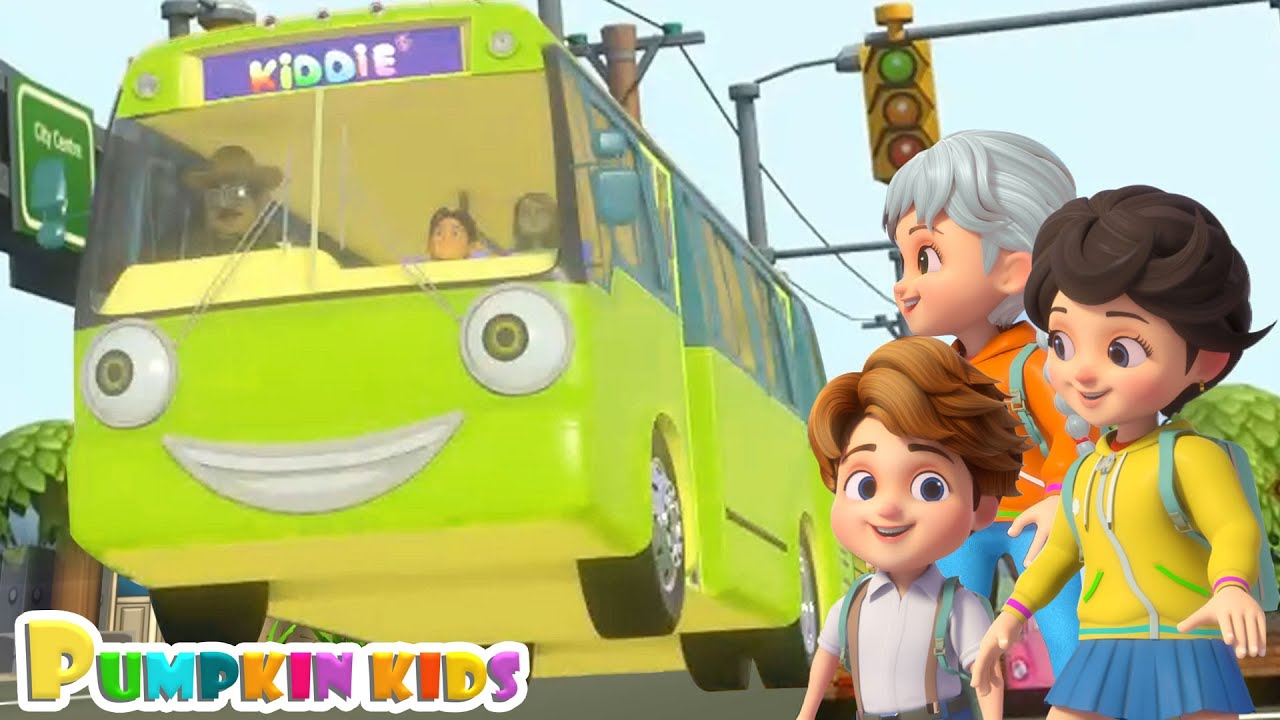 Jumping Bus - The Wheels on The Bus Rhymes Collection | KiddieTV Rhymes and Children Songs