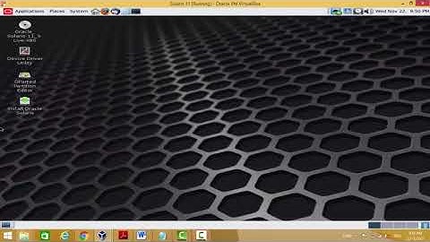 Oracle Solaris 11 3 basic installation from live CD