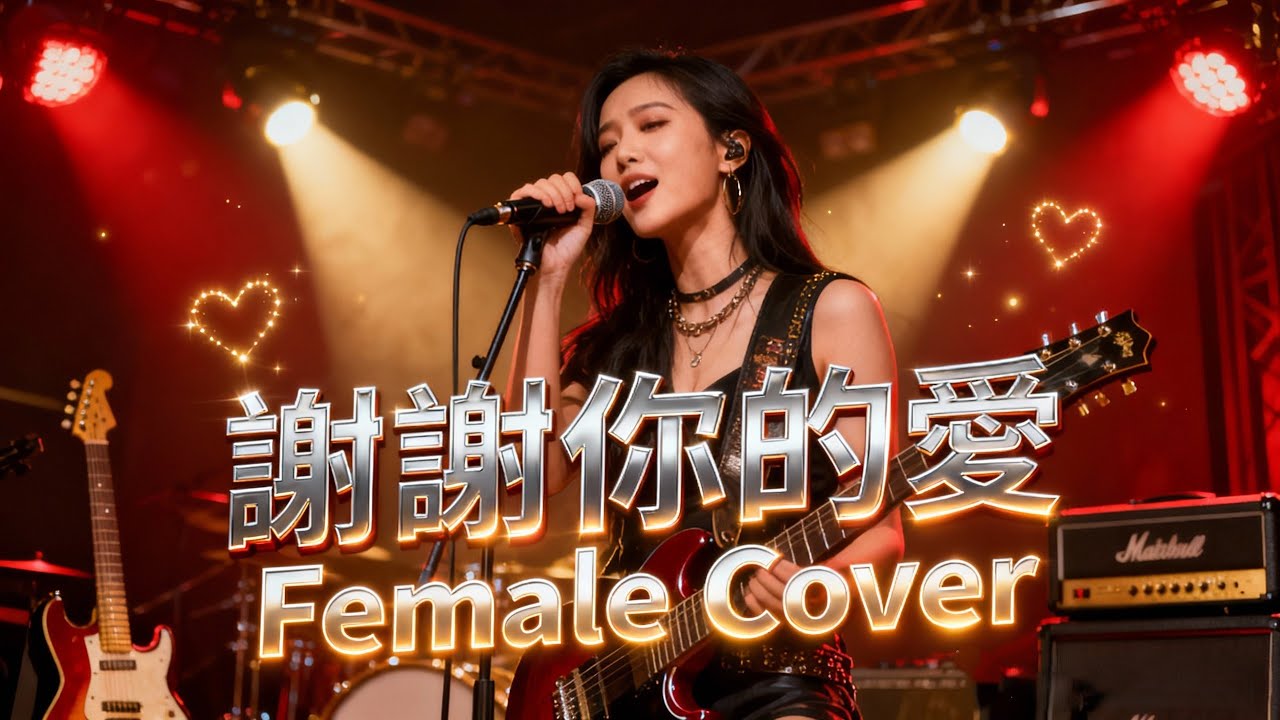 謝謝你的愛 (Xie Xie Ni De Ai) | Female Rock Cover