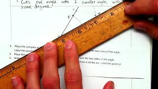 Famous Construction #4: Angle Bisector Profile